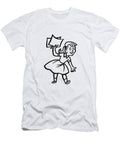 1 Girl Holding Pencil and Paper Csa Images T-Shirt