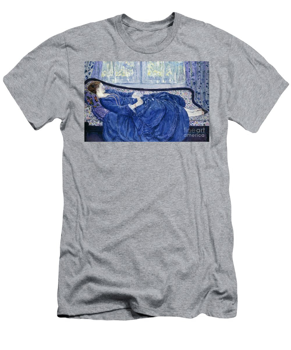 1 Girl in Blue Frederick Carl Frieseke T-Shirt
