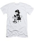 1 Girl Sitting At Desk Csa Images T-Shirt