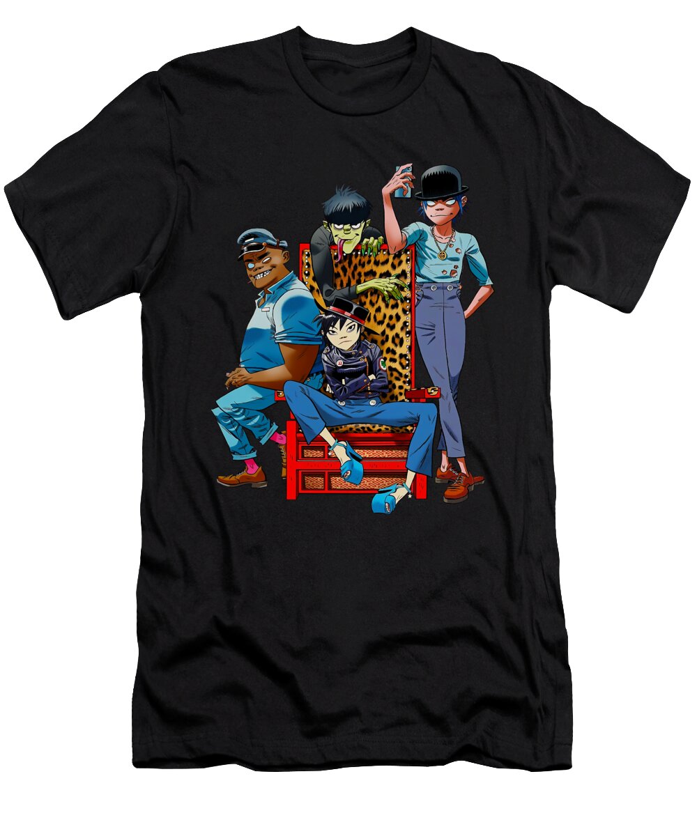 1 Gorillaz Band Jordy Walls T-Shirt