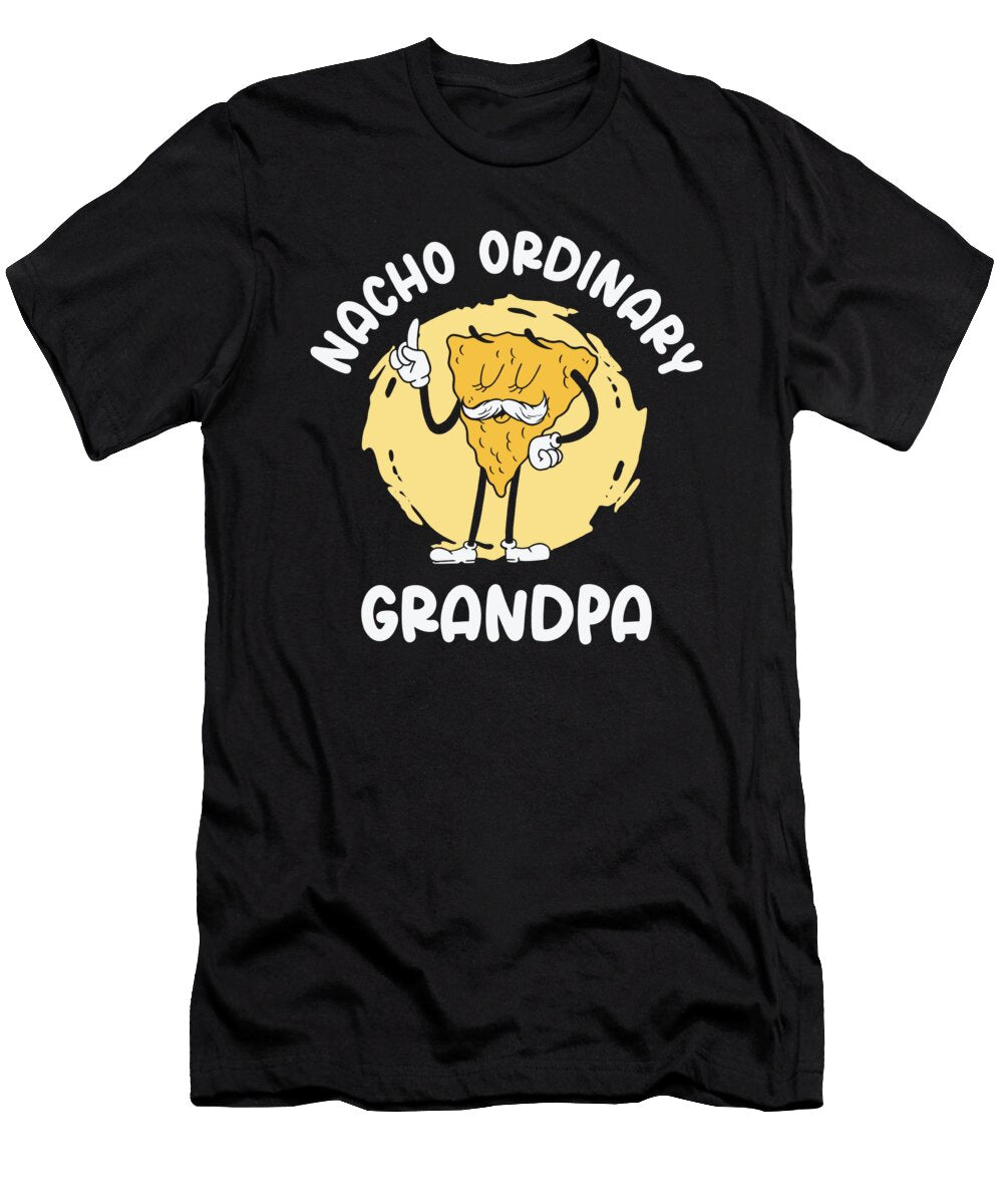 1 Grandparents Day Grandpa Nacho Dad Joke Toms Store T-Shirt