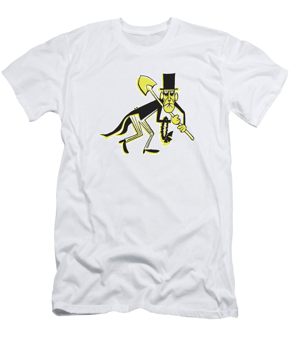 1 Gravedigger with Wreath Csa Images T-Shirt