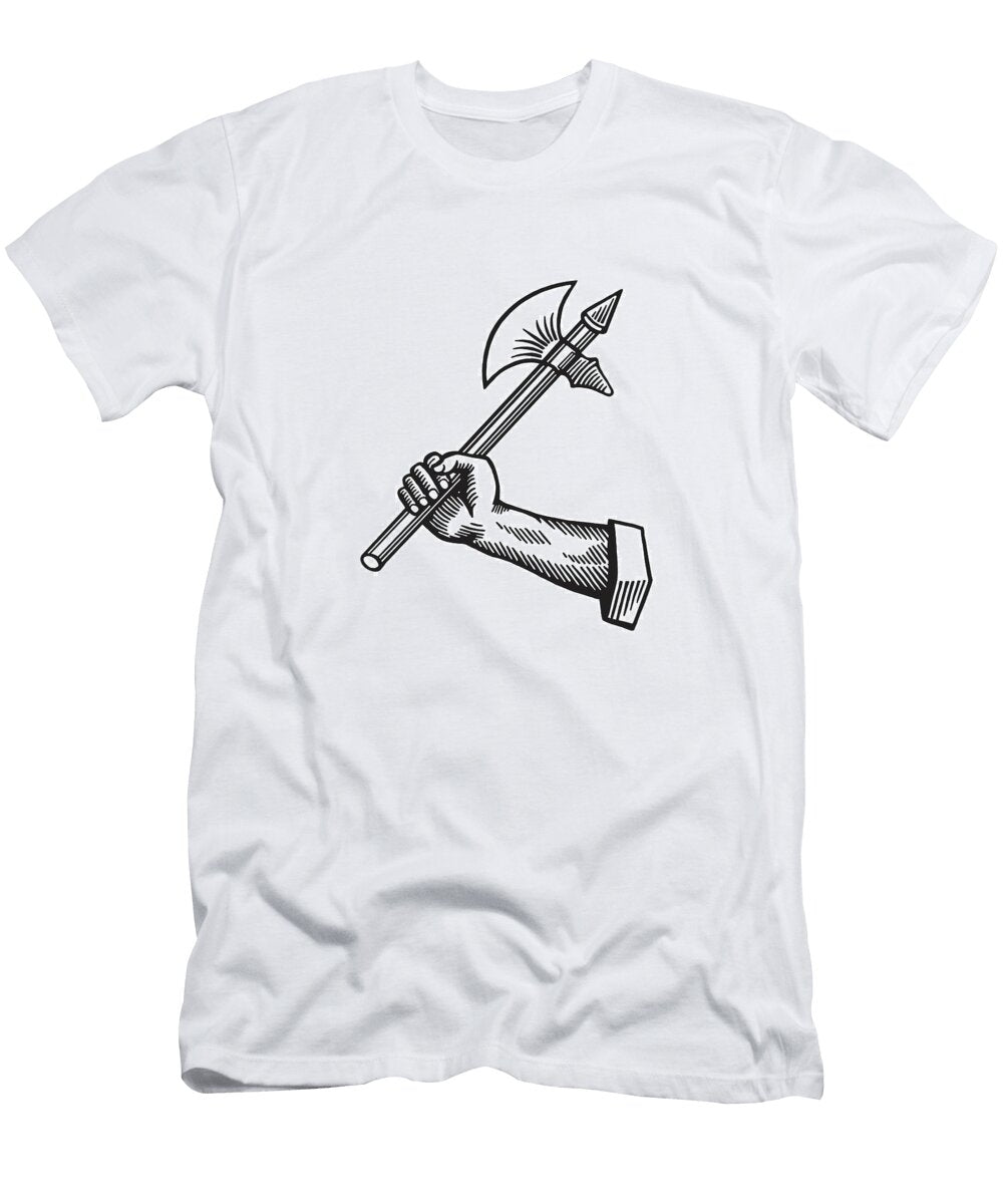 1 Hand Holding an Ax Csa Images T-Shirt