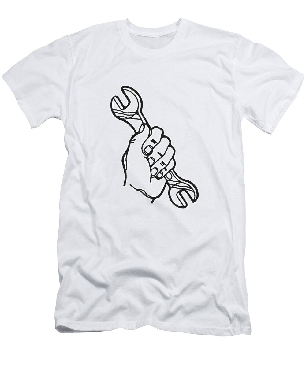 1 Hand Holding Crescent Wrench Csa Images T-Shirt