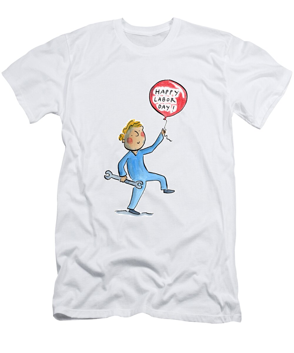 1 Happy Labor Day Rosie Brooks T-Shirt