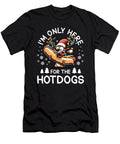 1 Hotdog Christmas Reindeer Zimstarus T-Shirt