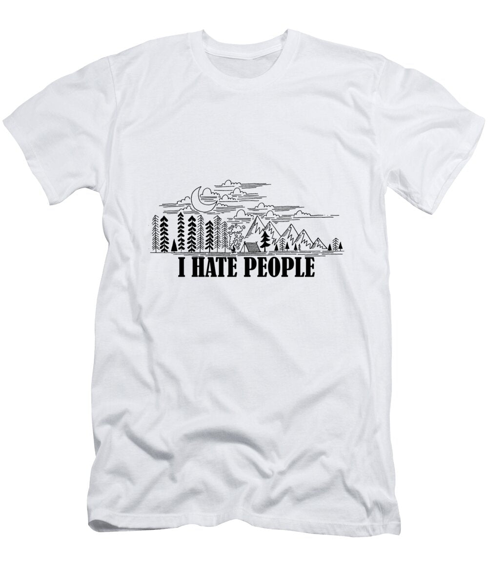 1 I Hate People Gold Target T-Shirt