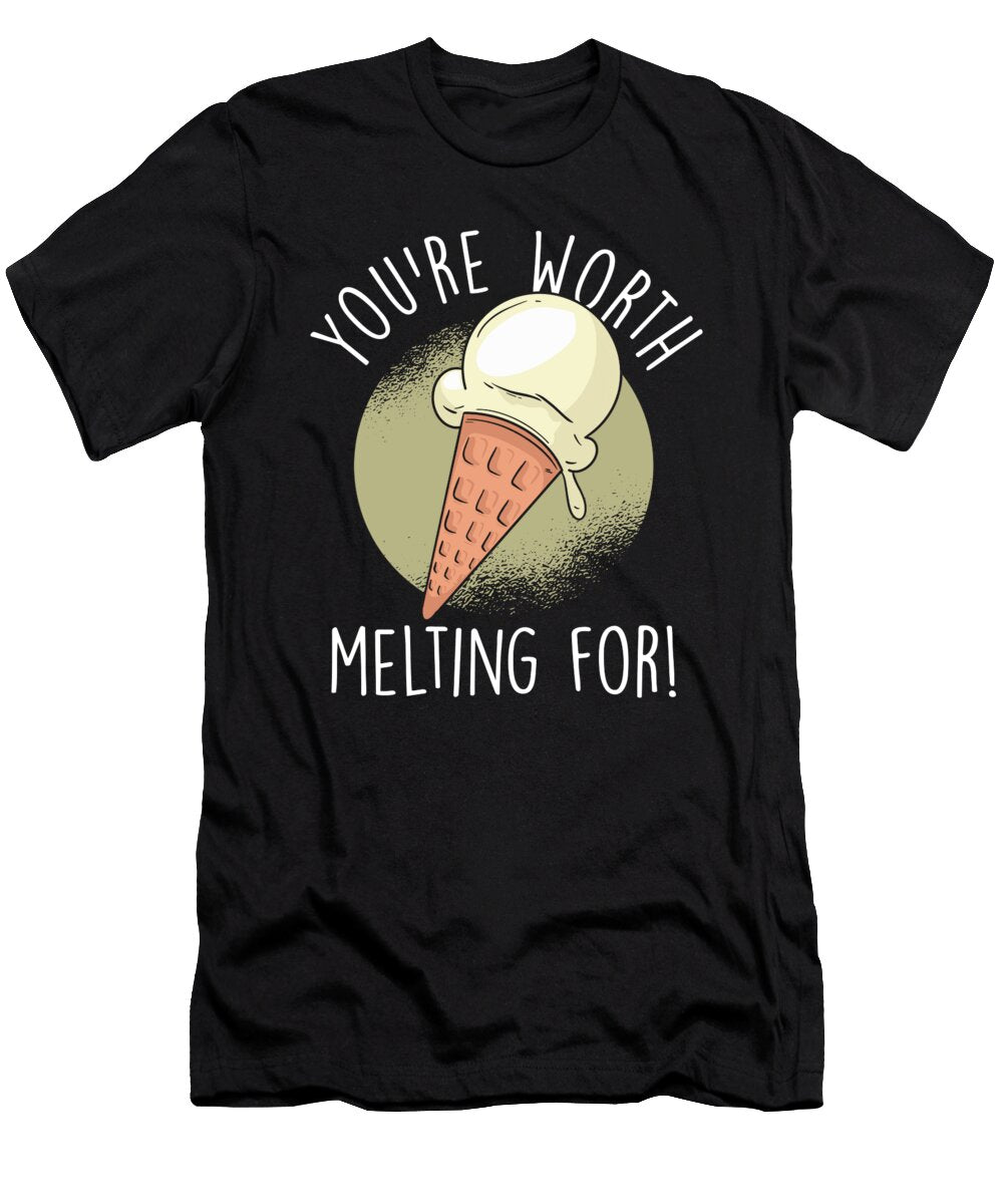 1 Ice Cream Saying Funny Manuel Schmucker T-Shirt