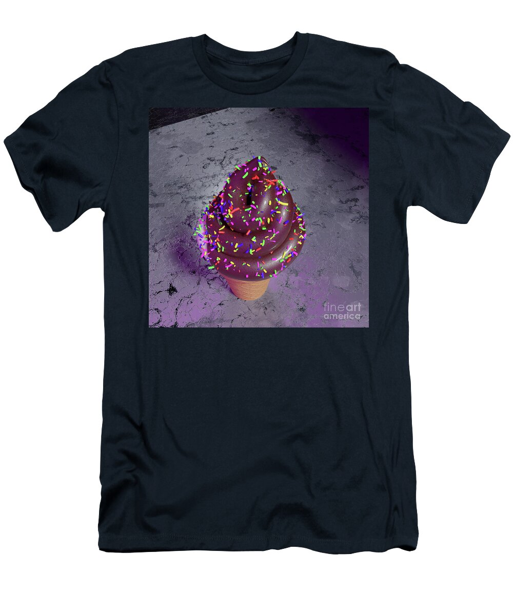 1 Ice Cream Waffle Cone Jonathan Lingel T-Shirt