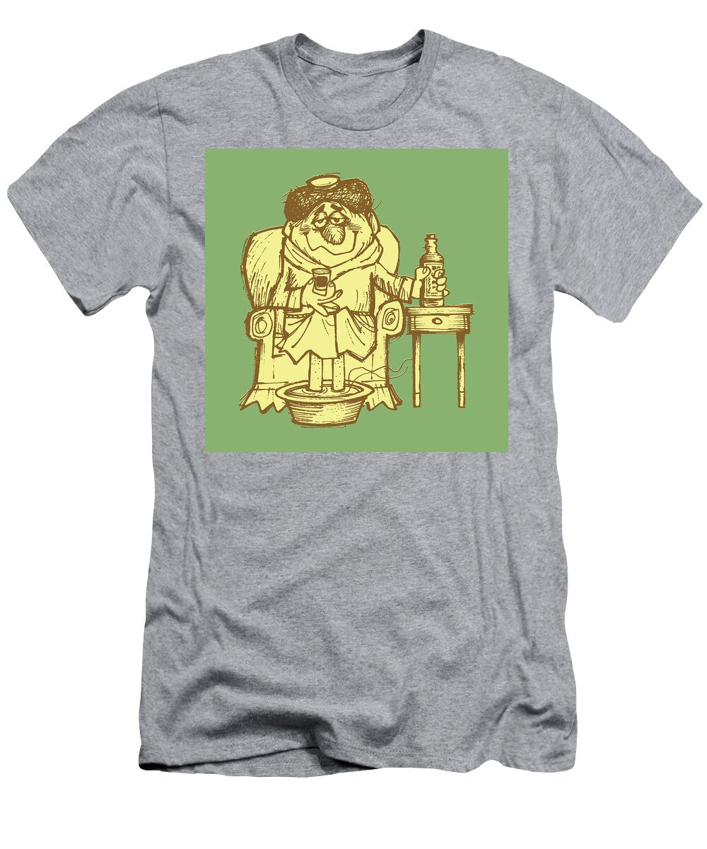 1 Illustration of Ill Person Csa Images T-Shirt