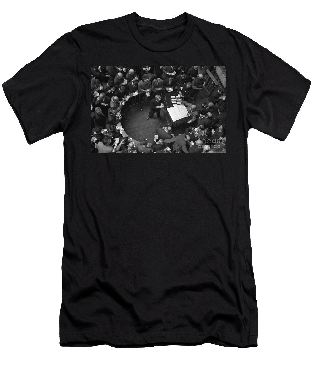 1 Interieur of the Paris Stock Exchange in 1965 T-Shirt