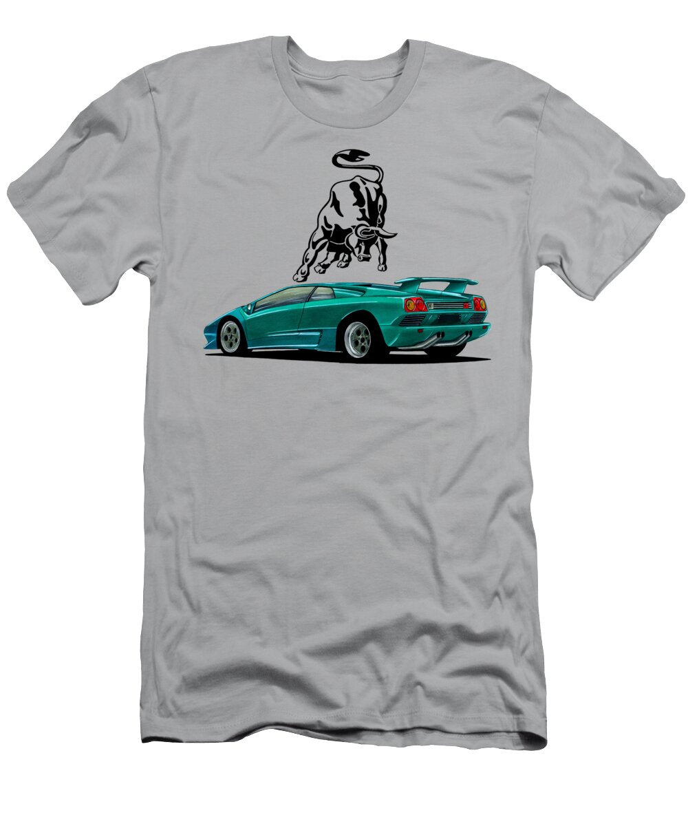 1 Italian 2 Door Supercar Lamborghini Diablo Vt with 57l 500hp V12 Engine Vladyslav Shapovalenko T-Shirt