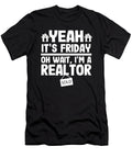 1 Its Friday Funny Realtor Real Estate Agent Gift Lisa Stronzi T-Shirt