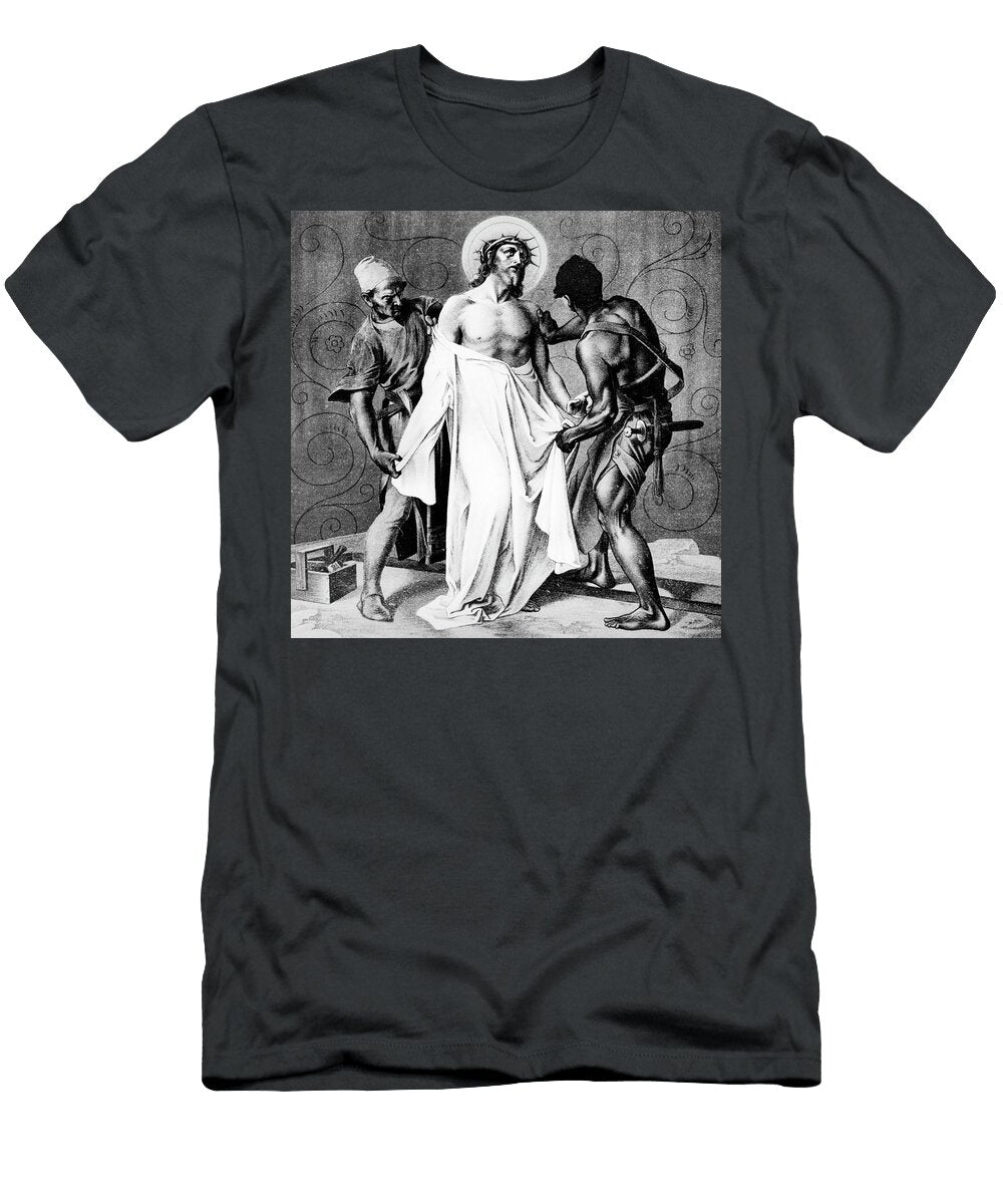 1 Jesus Is Stripped of His Garments 10th Station of the Cross Martin Feuerstein T-Shirt