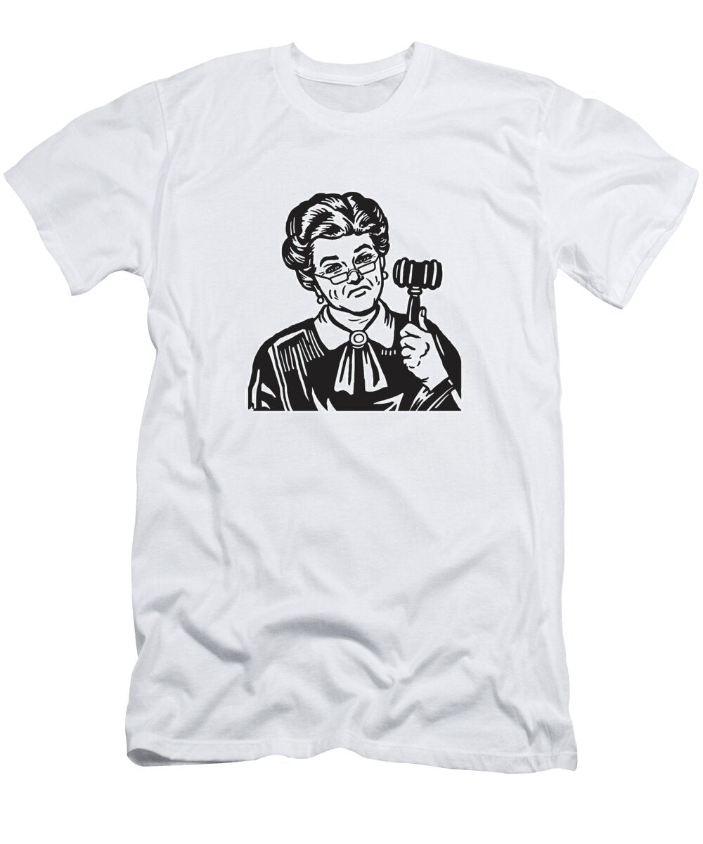 1 Judge Holding a Gavel Csa Images T-Shirt