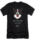 1 Just a Girl Who Loves Dogs Funny Dog Cynto T-Shirt