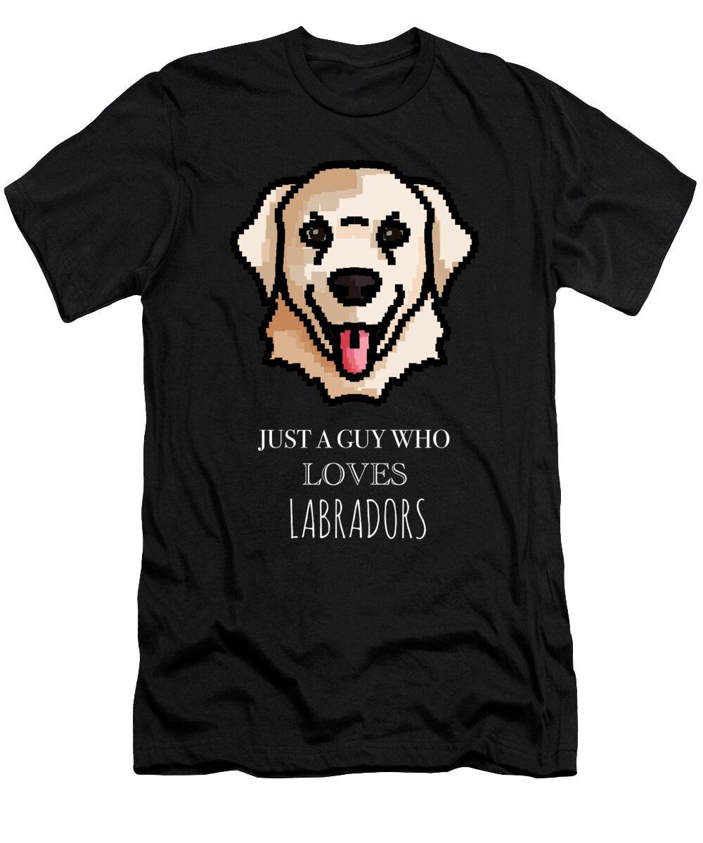 1 Just a Guy Who Loves Labradors Funny Dog Cynto T-Shirt
