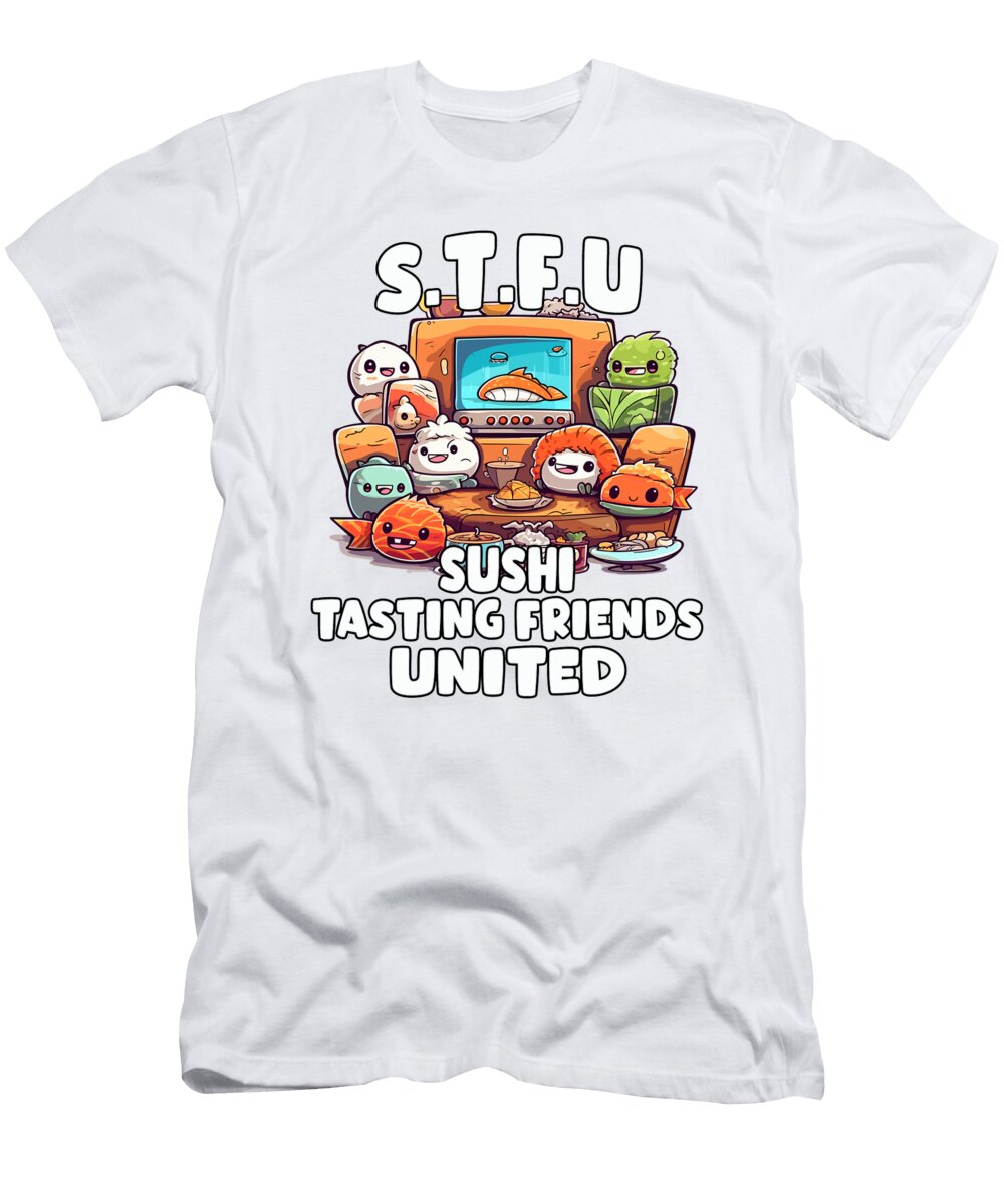 1 Kawaii Sushi Anime for Japan Fans Benjamin Burkert T-Shirt