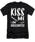 1 Kiss Me I Am Vaccinated Syringe with Hearts Licensed Art T-Shirt