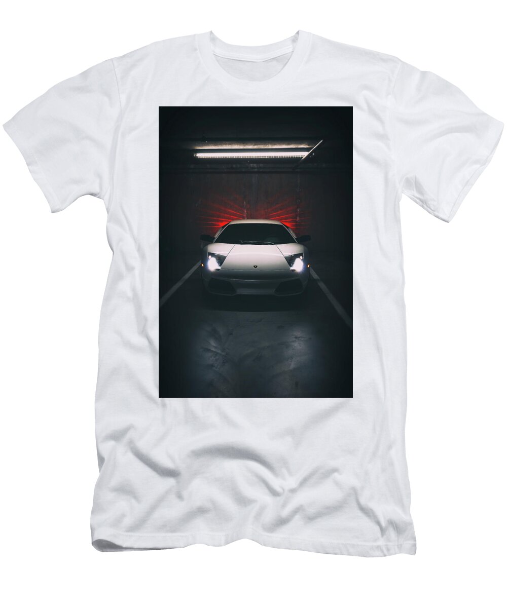 1 Lamborghini Aventador Print Itzkirb Photography T-Shirt