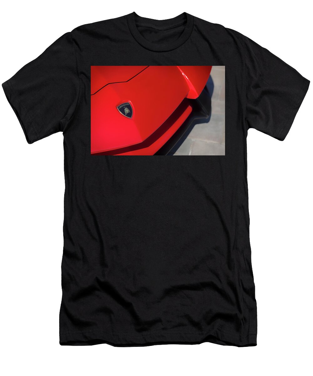 1 Lamborghini Aventador Sv Print Itzkirb Photography T-Shirt