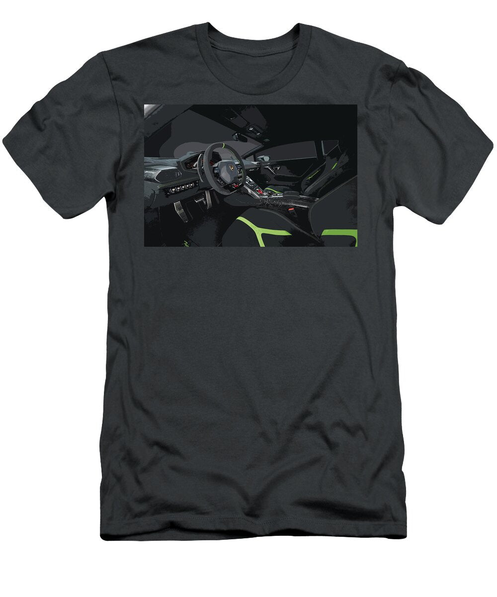 1 Lamborghini Huracan Performante Interior Thespeedart T-Shirt
