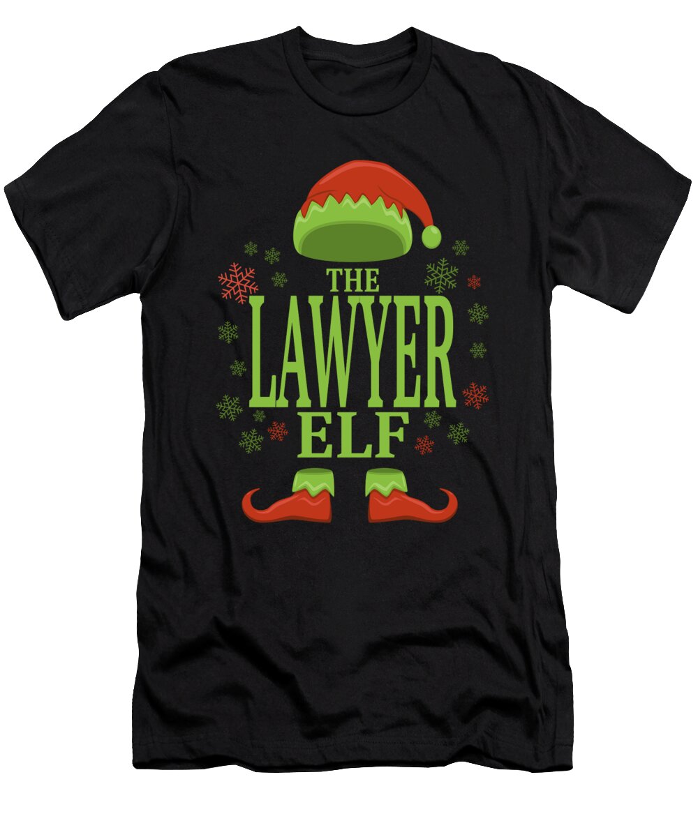 1 Lawyer Christmas Elf Manuel Schmucker T-Shirt