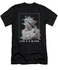 1 Life Is a Glitch Aesthetic Vaporwave Jan Hendrik Wilmes T-Shirt