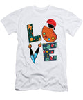 1 Love Christmas Art Teacher Teaching Educator Florian Dold Art T-Shirt
