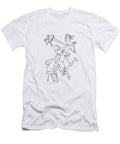 1 Man Hugging Waitress Spilling Tray of Drinks Csa Images T-Shirt