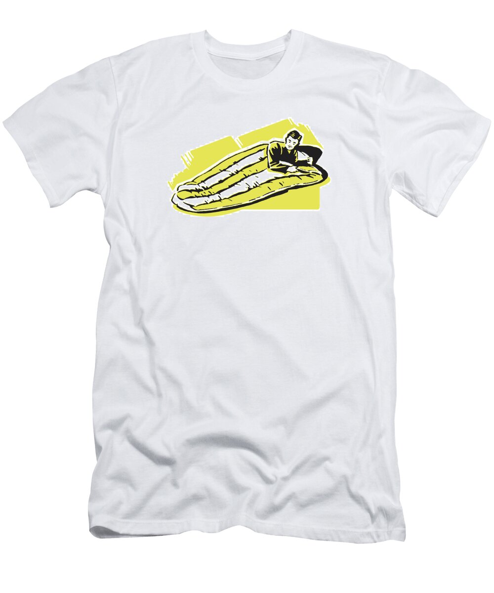 1 Man in Sleeping Bag Csa Images T-Shirt