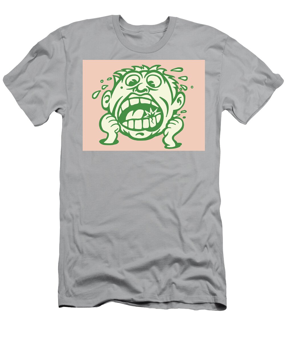 1 Man with Toothache Csa Images T-Shirt
