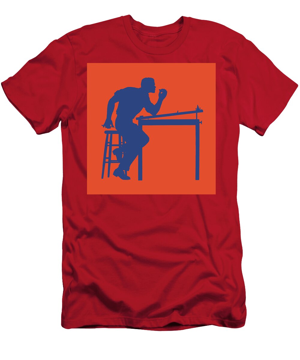 1 Man Working At a Drafting Table Csa Images T-Shirt