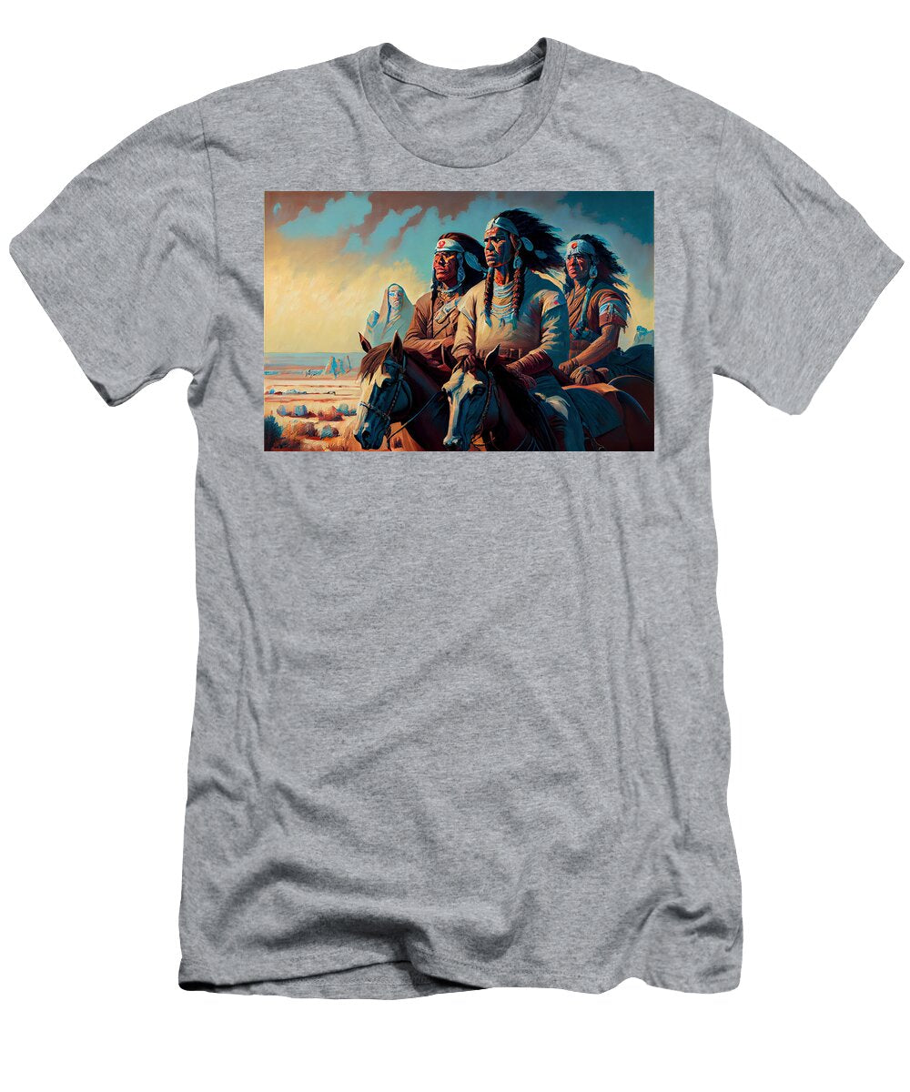 1 Mandan Indians in a Jack Kirby Style Gentle and By Asar Studios Celestial Images T-Shirt