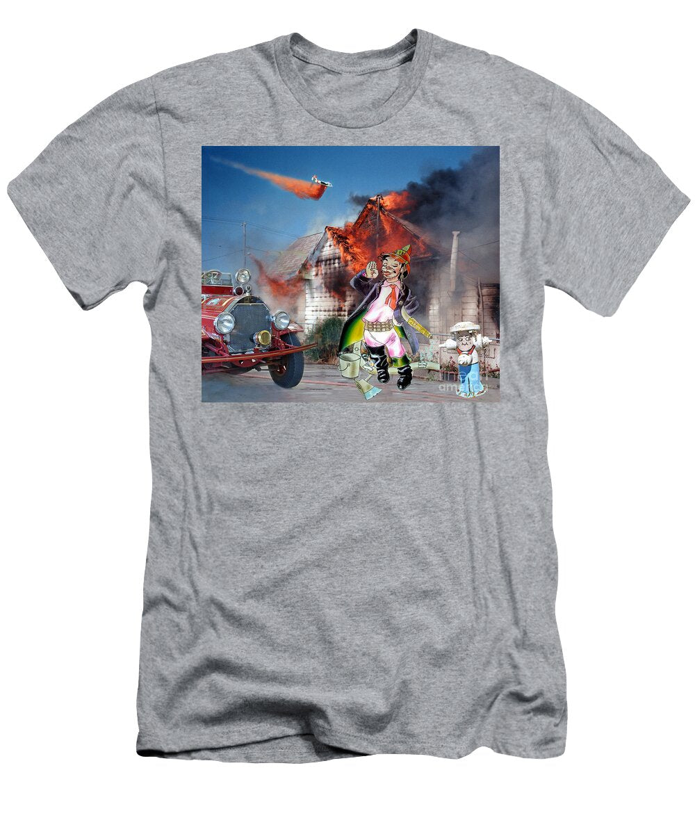 1 Mario Moreno As Cantinflas in El Bombero Atomico Jim Fitzpatrick T-Shirt