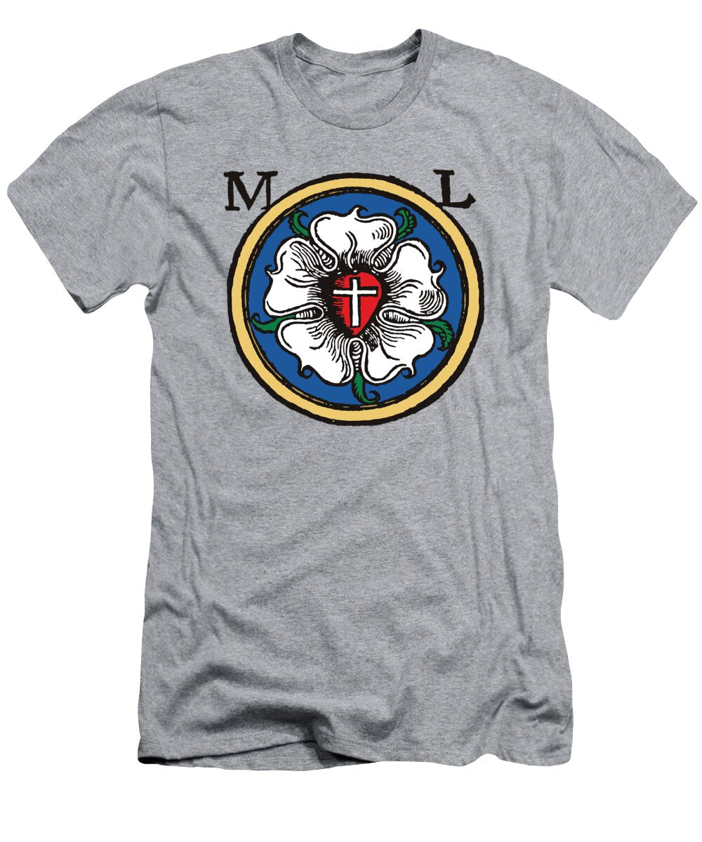 1 Martin Luther Rose Seal of Reformation John Frederick I T-Shirt
