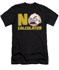 1 Math Teacher Calculator Educator School Math Tutor Crazy Squirrel T-Shirt