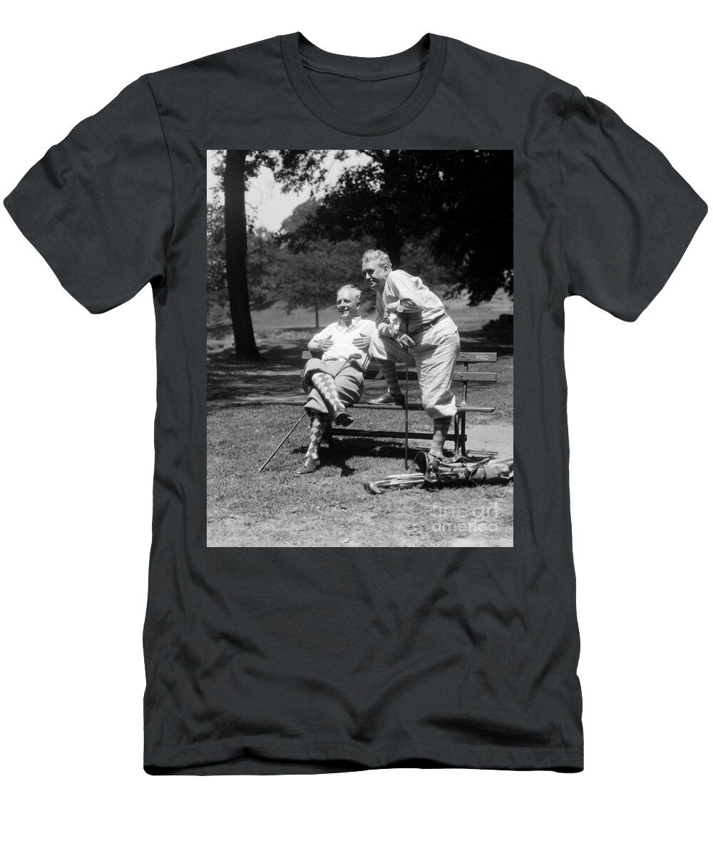 1 Mature Men Golfing C1930s H Armstrong Robertsclassicstock T-Shirt