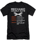 1 Mechanic Hourly Rate Wrench Worker Gift Haselshirt T-Shirt