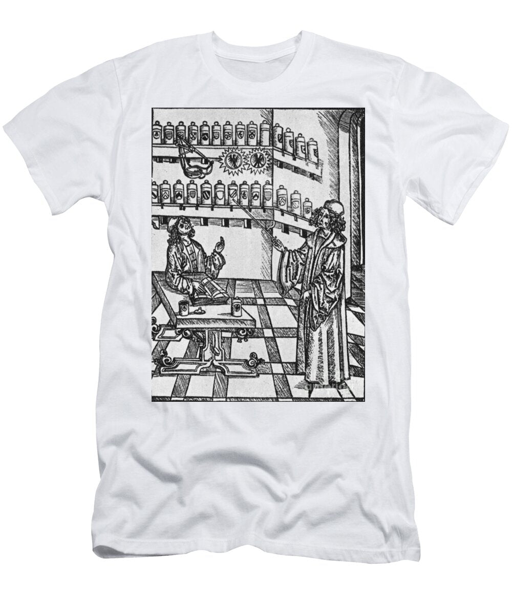 1 Medieval Italian Pharmacy Science Source T-Shirt