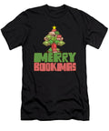 1 Merry Bookmas Bookworm Christmas Tree Introvert Xmas Costume Maximus Designs T-Shirt