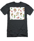 1 Mexican Food Pattern Tacos Chili Pepper Licensed Art T-Shirt
