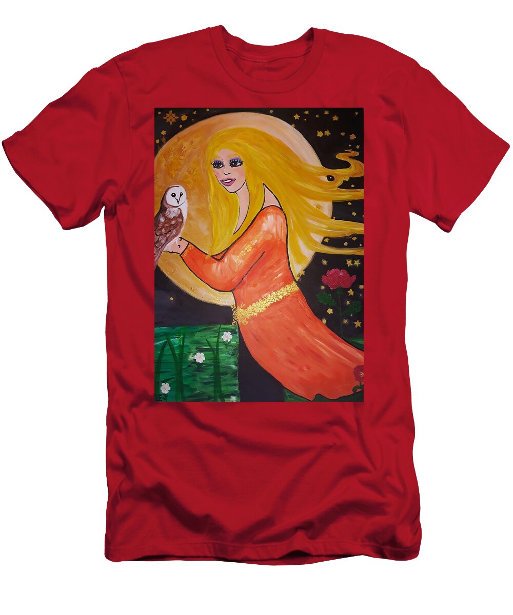 1 Moonlight Owl Kristi Argyle T-Shirt