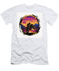1 Motorbike Synthwave John Lutheran T-Shirt