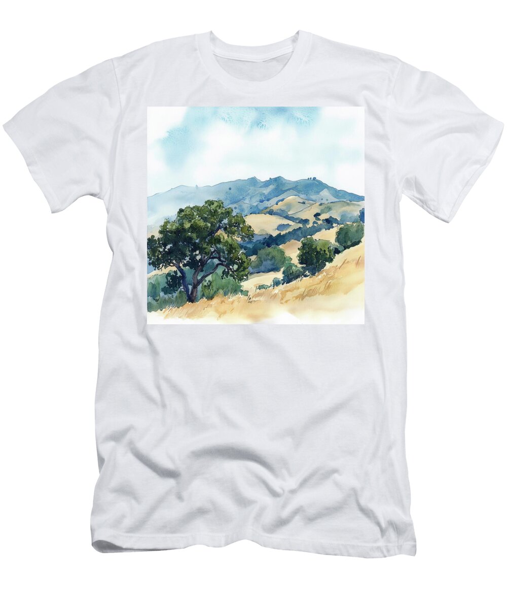 1 Mount Diablo Mount Diablo State Park California USA Landscape Tommy Mcdaniel T-Shirt