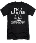 1 My Sarcasm Depends on Your Stupidity Lawyer Gift Haselshirt T-Shirt