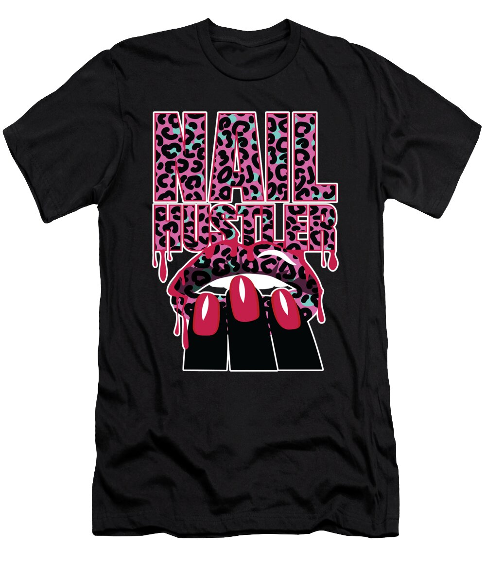 1 Nail Hustler Nailart Moon T-Shirt