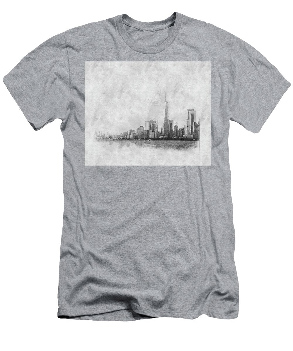 1 New York City Architecture Realtor Gift Artmap Travel T-Shirt