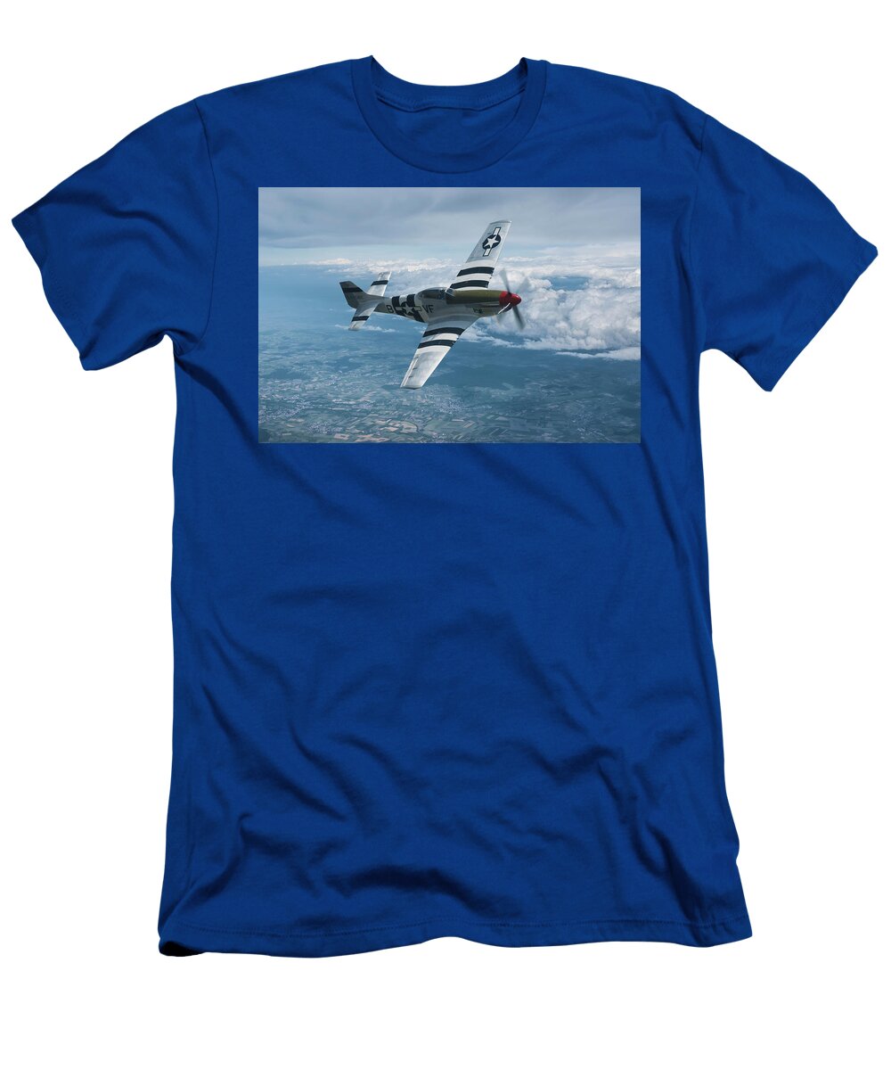 1 North American P 51d Mustang Erik Simonsen T-Shirt