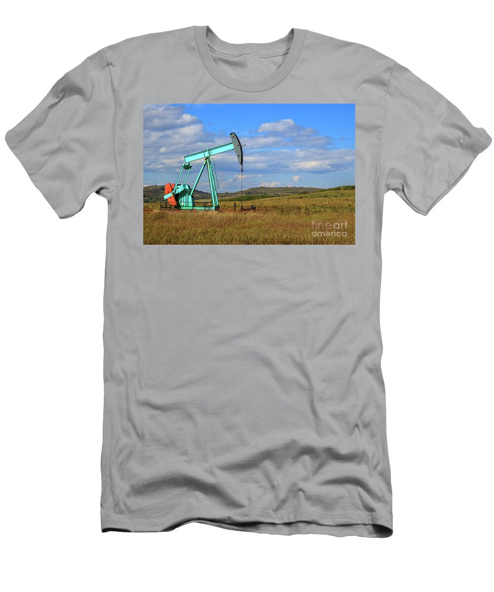 1 Oil Gas Petroleum Industry Pumpjack Alberta Canada Kevin Miller T-Shirt